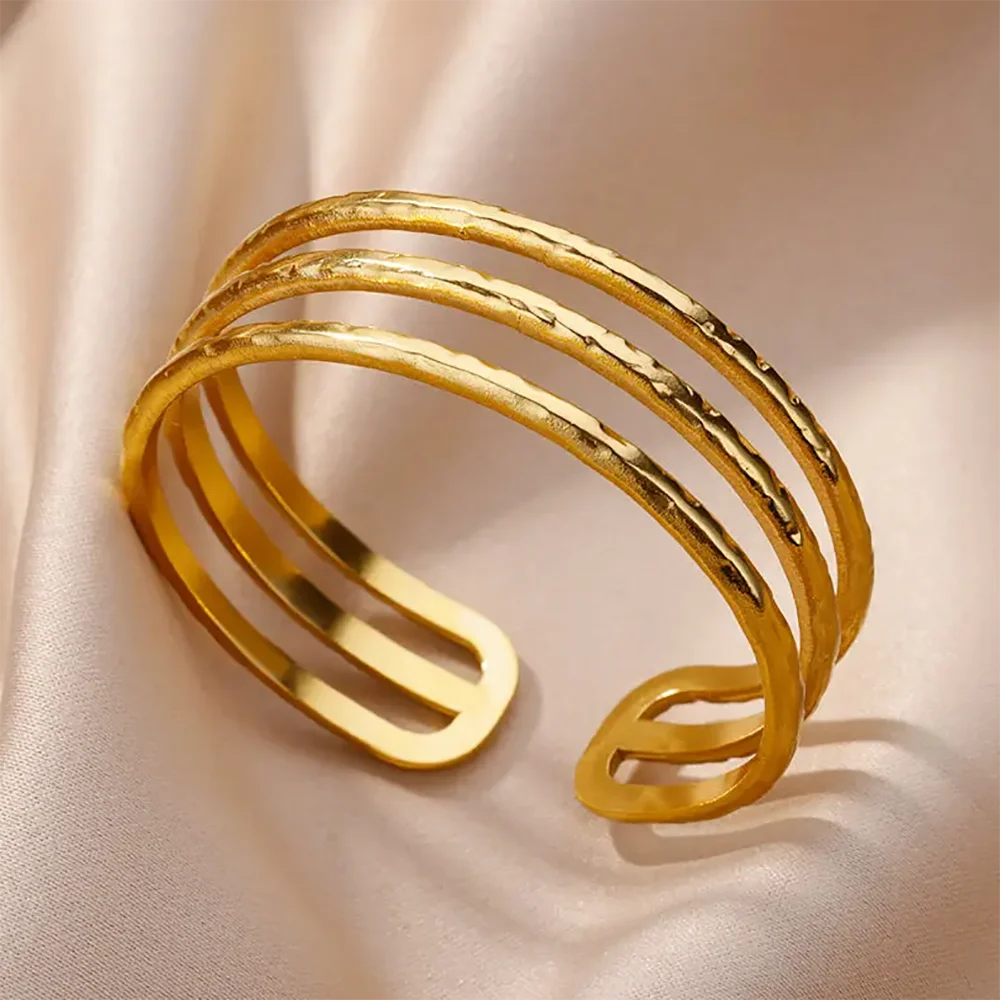 Golden Petal Cuff