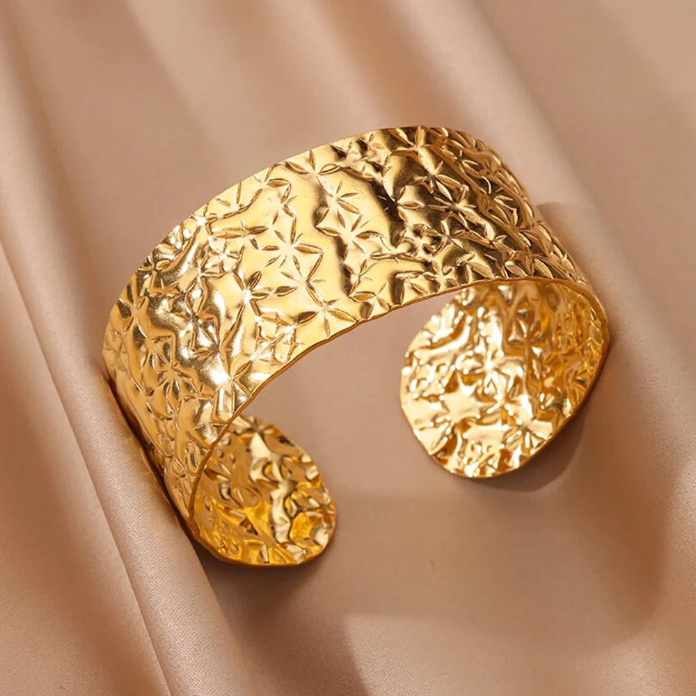 Golden Petal Cuff