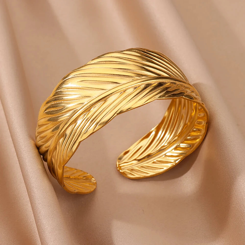Golden Petal Cuff