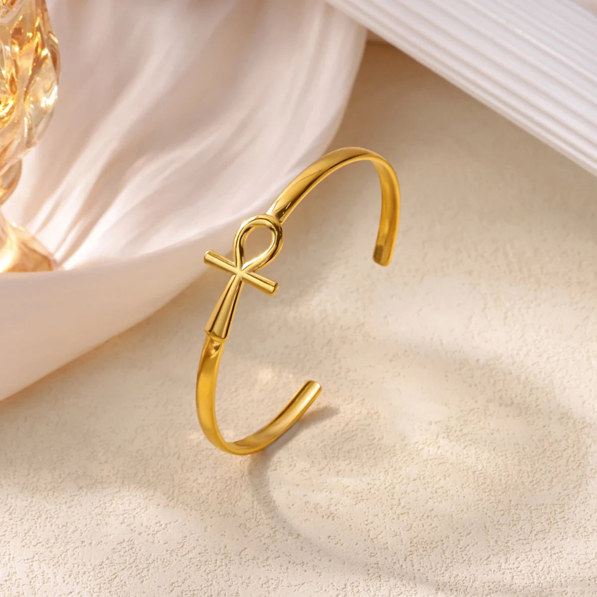 Golden Petal Cuff