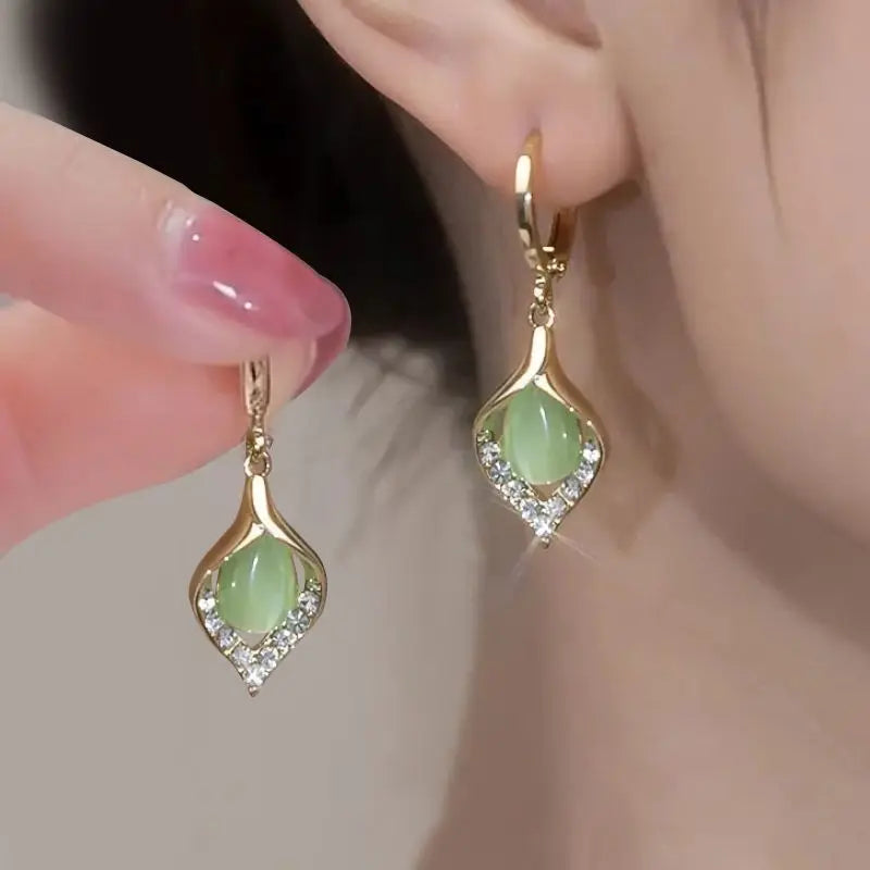 Mystic Green Dangles