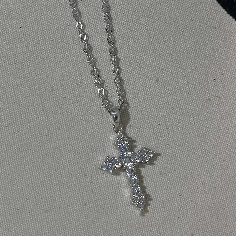 Crystal Cross Necklace