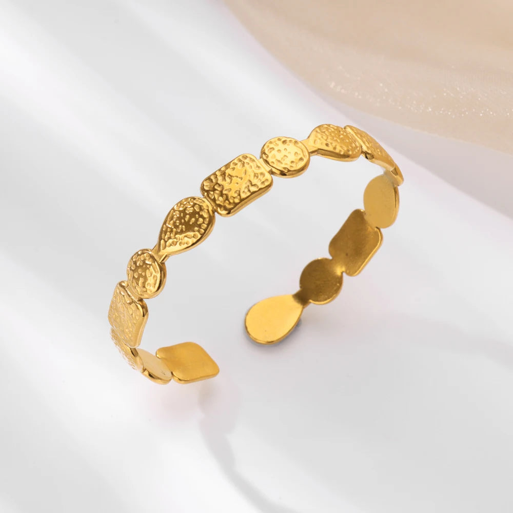 Golden Petal Cuff