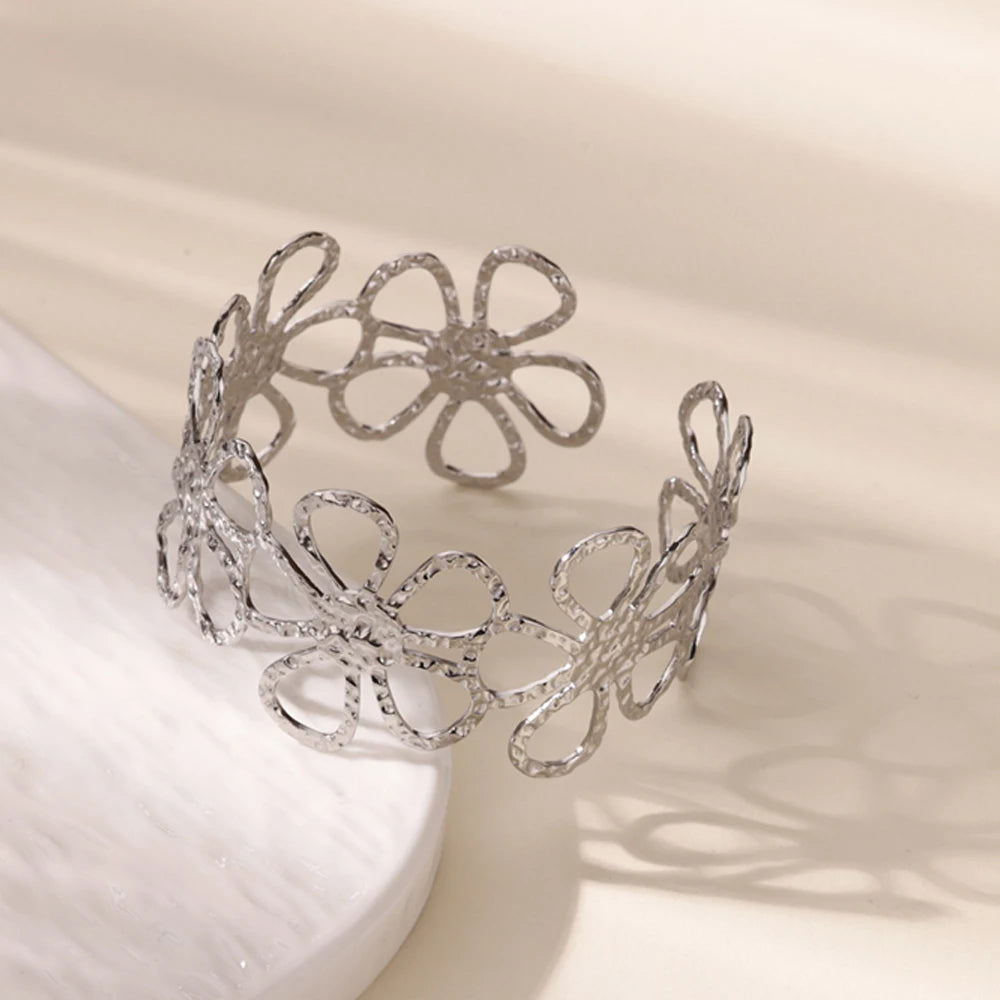 Golden Petal Cuff