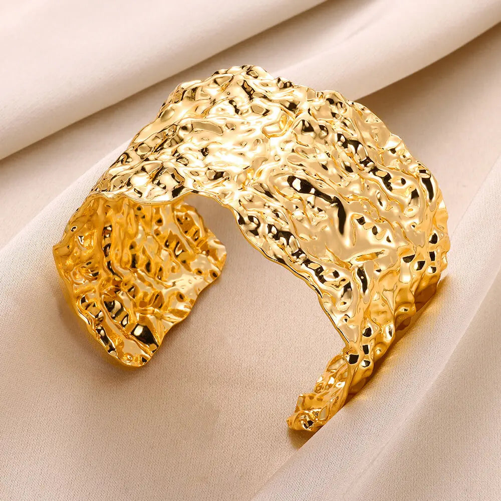 Golden Petal Cuff