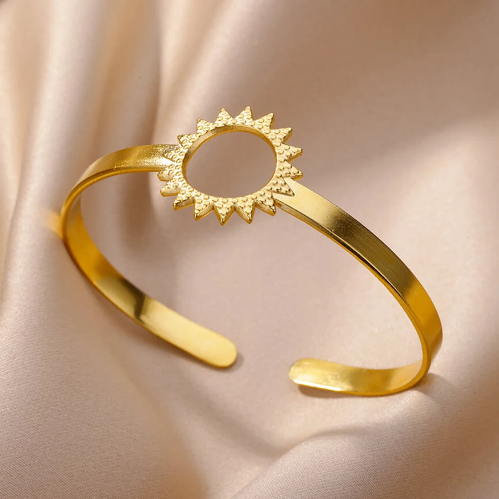 Golden Petal Cuff