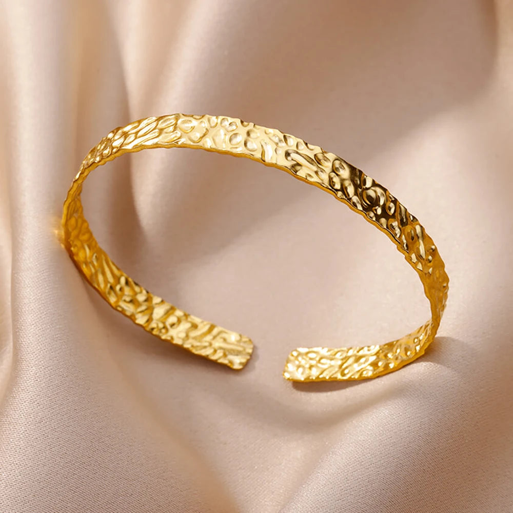Golden Petal Cuff