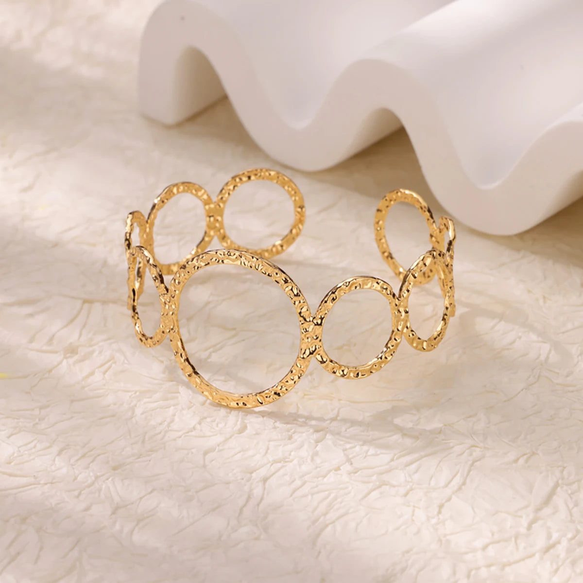 Golden Petal Cuff