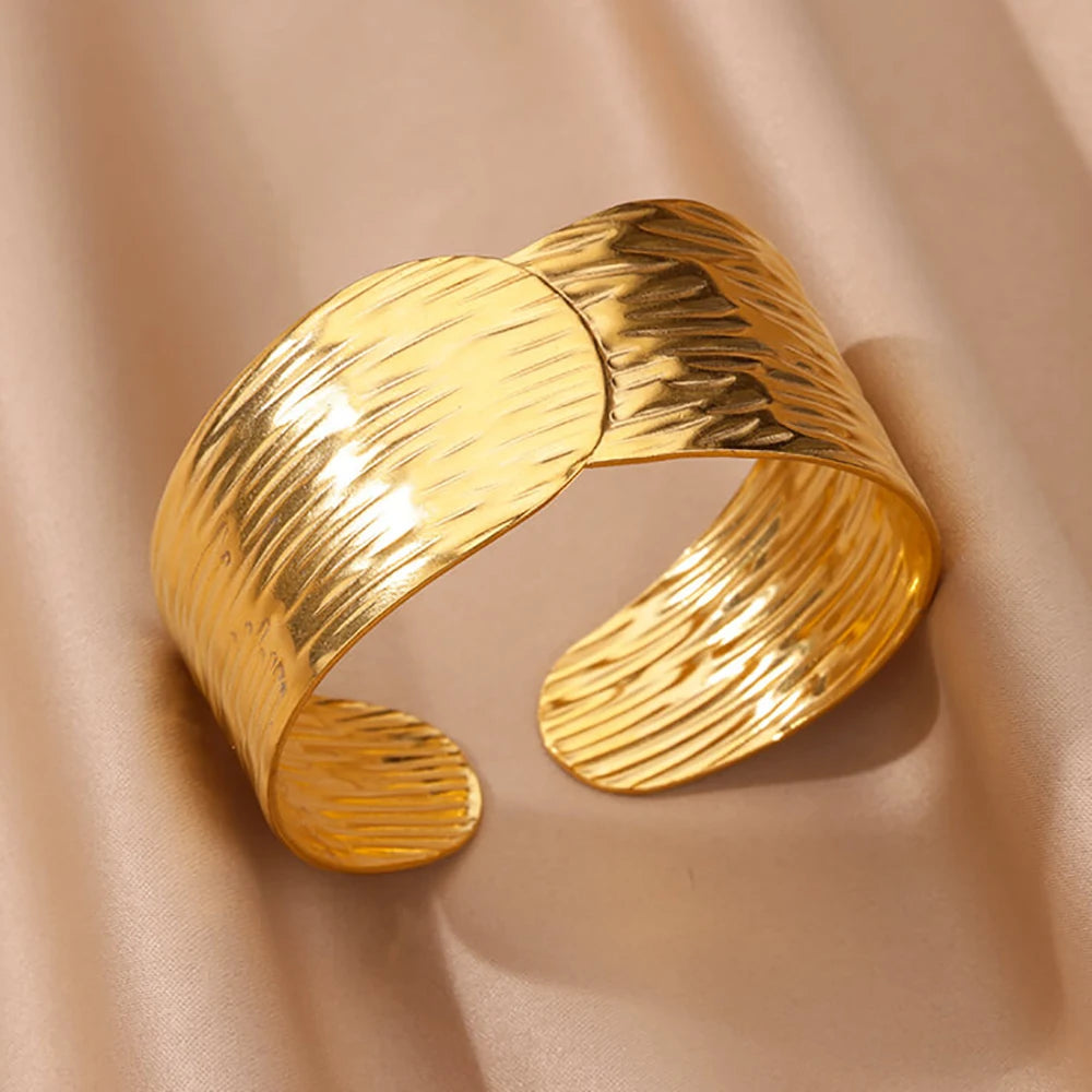 Golden Petal Cuff